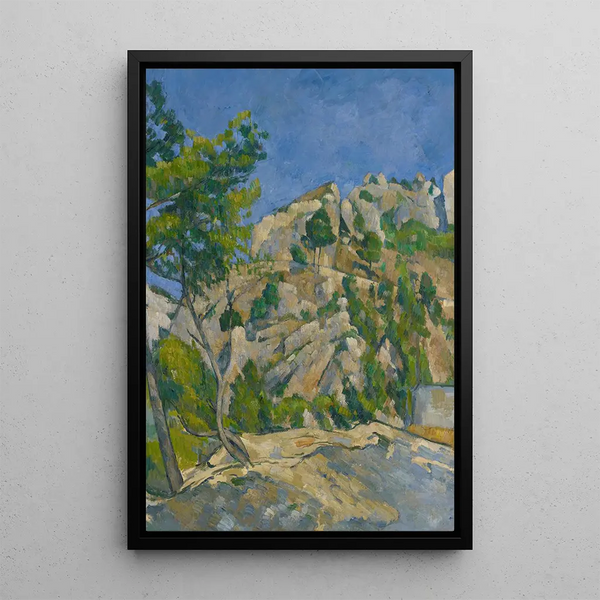 Fond du ravin - Paul Cézanne — indrammet kunstværk på væggen