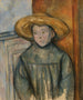 Dreng med stråhat - Paul Cézanne — visning af kunstværket