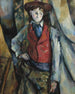Dreng i rød vest - Paul Cézanne — visning af kunstværket