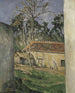 Gårdsplads - Paul Cézanne — visning af kunstværket