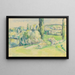 La côte du Jallais, Pontoise - Paul Cézanne — indrammet kunstværk på væggen