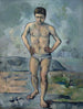 Le Grand Baigneur - Paul Cézanne — visning af kunstværket
