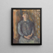 Madame Cézanne - Paul Cézanne — indrammet kunstværk på væggen