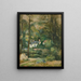Huse ved Kål, Pontoise - Paul Cézanne — indrammet kunstværk på væggen
