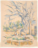 Pistachier au Château Noir - Paul Cézanne — visning af kunstværket