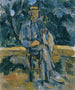 Portræt af bonde - Paul Cézanne — visning af kunstværket