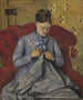Portrait af kunstnerens kvinde - Paul Cézanne — visning af kunstværket