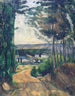 Vej til søen - Paul Cézanne — visning af kunstværket