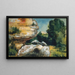 Rochers - Paul Cézanne — indrammet kunstværk på væggen