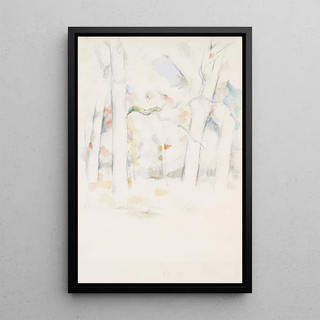 Paul Czanne - Sousbois Under the Trees.webp