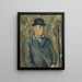 kunstnerens søn - Paul Cézanne — indrammet kunstværk på væggen