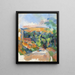 Le virage de la route - Paul Cézanne — indrammet kunstværk på væggen