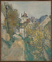 The House of Dr. Gachet in Auvers-sur-Oise - Paul Cézanne — visning af kunstværket