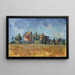La maison des pigeons de Bellevue - Paul Cézanne — indrammet kunstværk på væggen