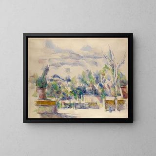 Paul Czanne - The Terrace at the Garden at Les Lauves.webp