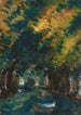 Une allé - Paul Cézanne — visning af kunstværket