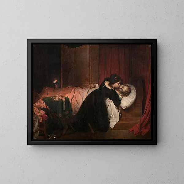 Les suites d'un duel - Paul Delaroche — indrammet kunstværk på væggen