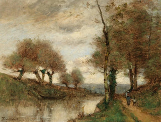 Paul Dsir Trouillebert - Heimweg am Fluss.webp