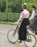 Lors d'une balade à vélo un jour d'été - Paul Fischer — visning af kunstværket
