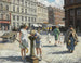 Trianglen i København en varm sommerdag - Paul Fischer — visning af kunstværket