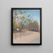 Platanes du quai de Chelsea - Paul Fordyce Maitland — indrammet kunstværk på væggen
