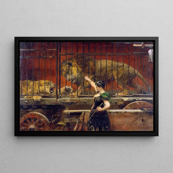 Paul Friedrich Meyerheim - The Jealous Lioness.webp