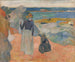 Strandscene - Paul Gauguin — visning af kunstværket