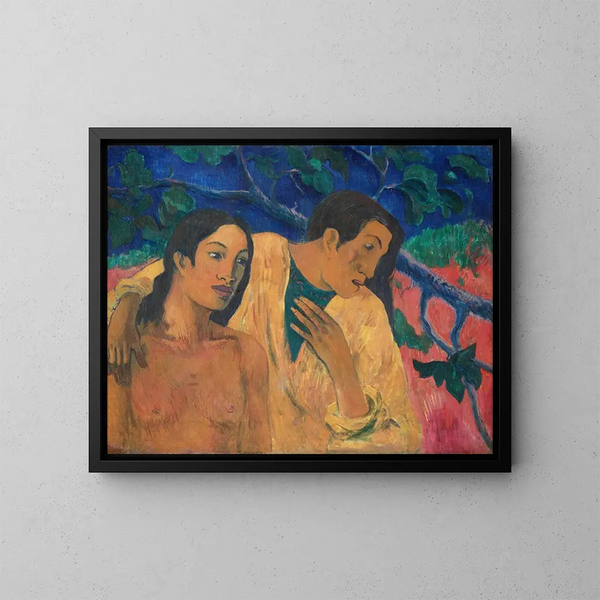Evasion i Tahiti - Paul Gauguin — indrammet kunstværk på væggen