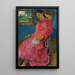Faaturuma - Paul Gauguin — indrammet kunstværk på væggen