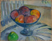 Frugtbræt på en havebænk - Paul Gauguin — visning af kunstværket