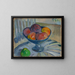 Frugtbræt på en havebænk - Paul Gauguin — indrammet kunstværk på væggen