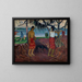 Le Raro te Oviri under pandanus - Paul Gauguin — indrammet kunstværk på væggen