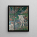 La Baignade eller To badende kvinder - Paul Gauguin — indrammet kunstværk på væggen