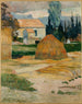Landskab nær Arles - Paul Gauguin — visning af kunstværket