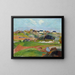 Landskab ved Le Pouldu - Paul Gauguin — indrammet kunstværk på væggen
