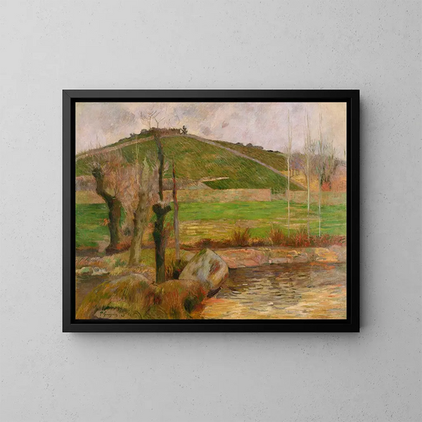 Landskab nær Pont-Aven - Paul Gauguin — indrammet kunstværk på væggen