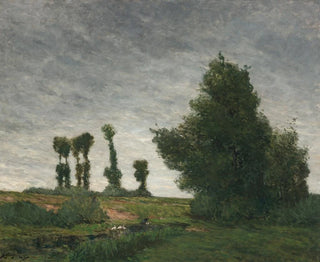 Landskab med piletræer - Paul Gauguin — visning af kunstværket
