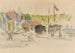 Le Village - Paul Gauguin — visning af kunstværket