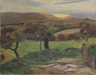 Les Champs ved kysten af havet - Paul Gauguin — visning af kunstværket