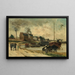 Les usines Cail og kajen ved Grenelle - Paul Gauguin — indrammet kunstværk på væggen
