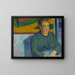 Madame Roulin - Paul Gauguin — indrammet kunstværk på væggen