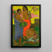 Maternité II - Paul Gauguin — indrammet kunstværk på væggen