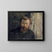 Portrait af maleren Achille GranchiTaylor - Paul Gauguin — indrammet kunstværk på væggen