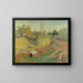 nær Arles eller Le Mas d'Arles - Paul Gauguin — indrammet kunstværk på væggen