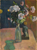 Roses og statuette - Paul Gauguin — visning af kunstværket