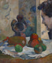 naturtro maleri med profil af Laval - Paul Gauguin — visning af kunstværket