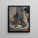 naturtro maleri med profil af Laval - Paul Gauguin — indrammet kunstværk på væggen