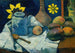 Naturmort med tekande og frugt - Paul Gauguin — visning af kunstværket