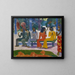 Le marché - Paul Gauguin — indrammet kunstværk på væggen