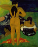 Kvinder tahitiske i badet - Paul Gauguin — visning af kunstværket